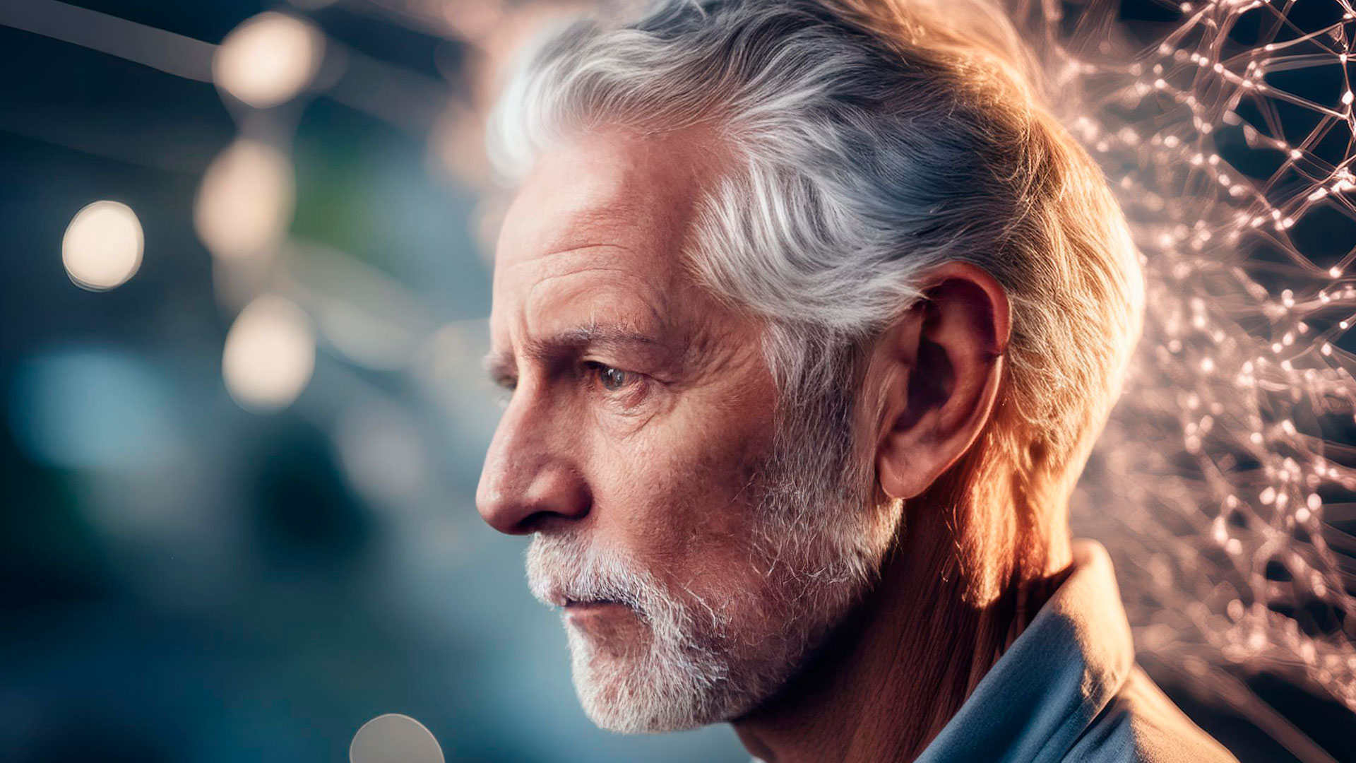 Anciano con Alzheimer